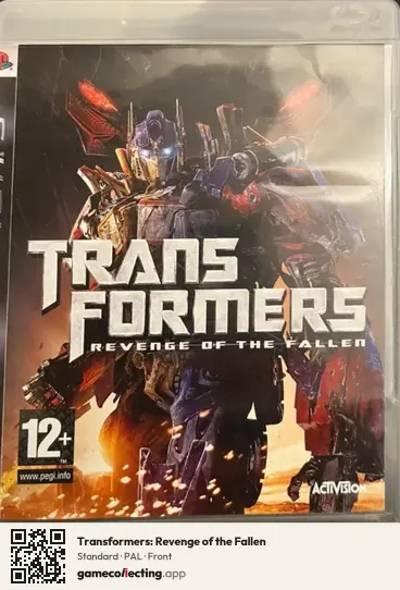 Transformers: Revenge of the Fallen PlayStation 3, PAL box front