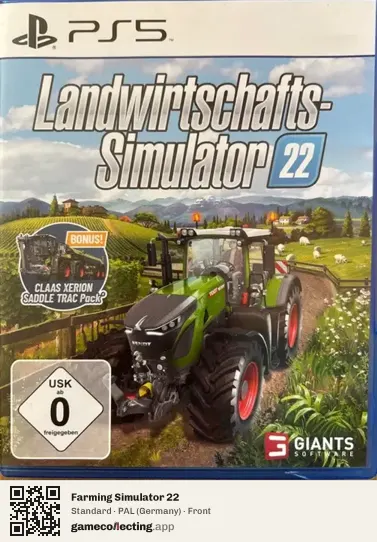 Farming Simulator 22 PlayStation 5, Germany box front