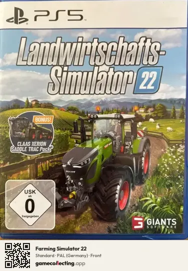 Farming Simulator 22 PlayStation 5, Germany box front