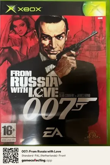 007: From Russia with Love Xbox, Netherlands box front