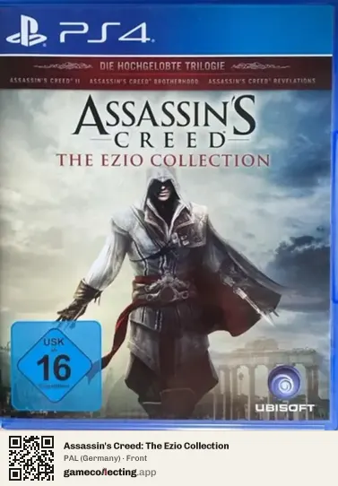 Assassin's Creed: The Ezio Collection PlayStation 4, Germany box front