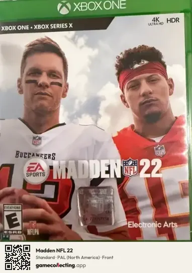 Madden NFL 22 Xbox Series X, North America box front