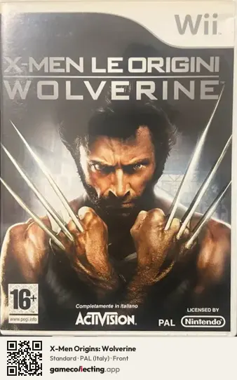 X-Men Origins: Wolverine Nintendo Wii, Italy box front