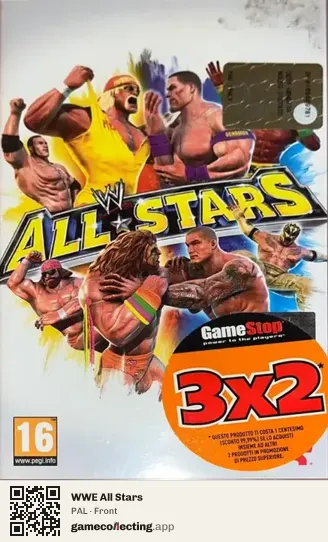 WWE All Stars PlayStation Portable, PAL box front