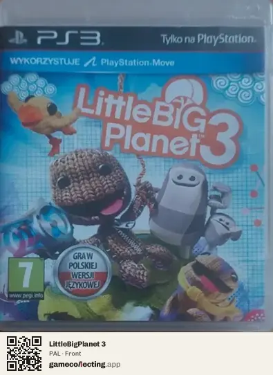 LittleBigPlanet 3 PlayStation 3, PAL box front