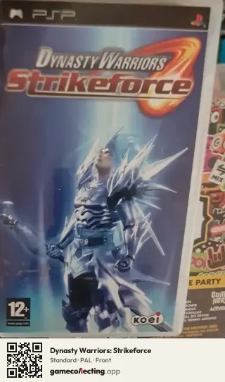 Dynasty Warriors: Strikeforce PlayStation Portable, PAL box front