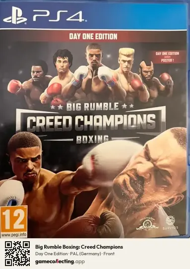 Big Rumble Boxing: Creed Champions PlayStation 4, Germany box front