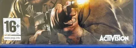 Call of Duty 3, the PEGI square on its front