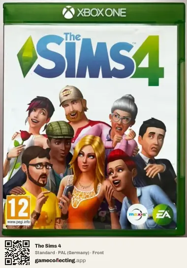 The Sims 4 Xbox One, Germany box front