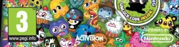Moshi Monsters: Moshling Zoo, the PEGI square on its front