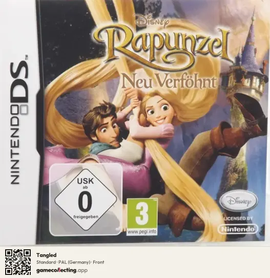 Tangled Nintendo DS, Germany box front