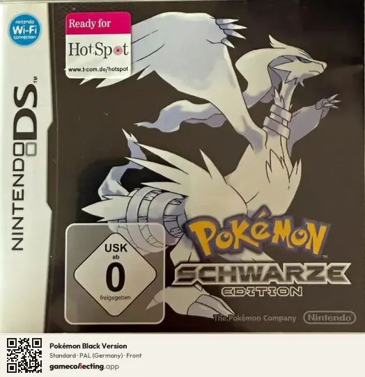 Pokémon Black Version Nintendo DS, Germany box front