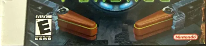 Metroid Prime Pinball, the ESRB box on its front