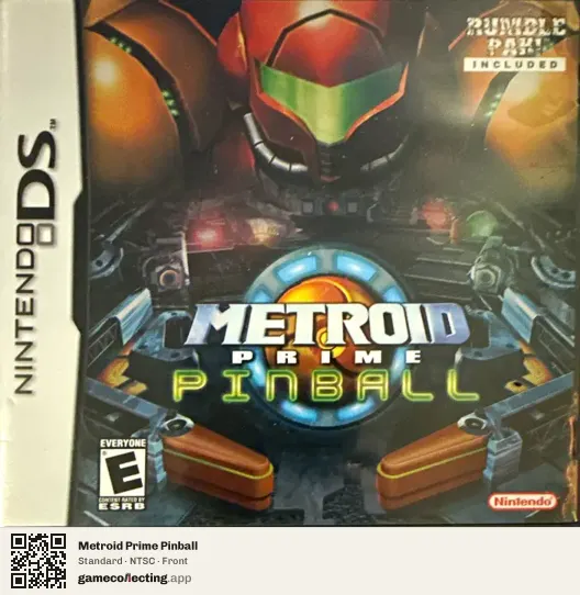 Metroid Prime Pinball Nintendo DS, NTSC box front