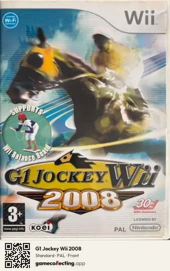 G1 Jockey Wii 2008 Nintendo Wii, PAL box front