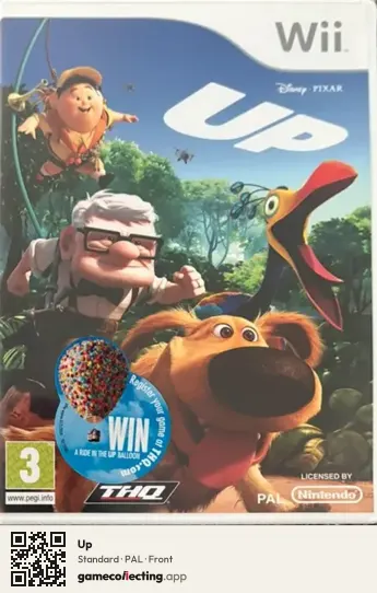 Up Nintendo Wii, PAL box front