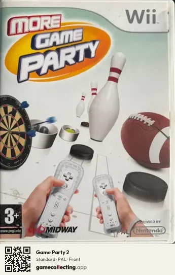 Game Party 2 Nintendo Wii, PAL box front