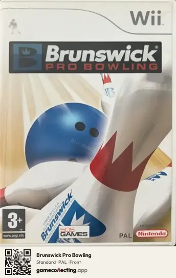 Brunswick Pro Bowling Nintendo Wii, PAL box front