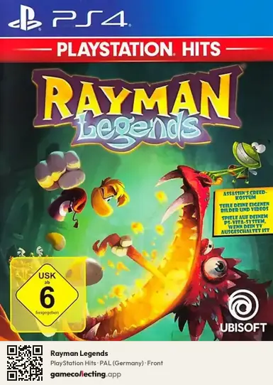 Rayman Legends PlayStation 4, Germany box front