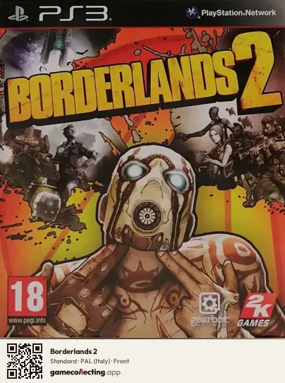 Borderlands 2 PlayStation 3, Italy box front