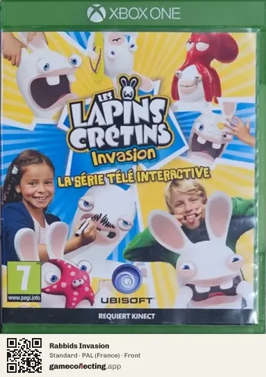 Rabbids Invasion Xbox One, France box front
