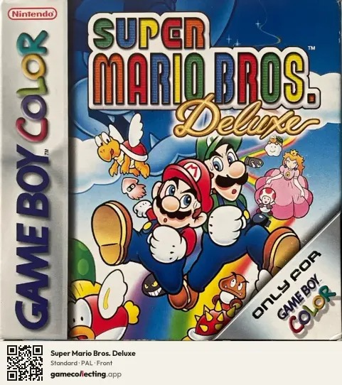 Super Mario Bros. Deluxe Game Boy Color, PAL box front