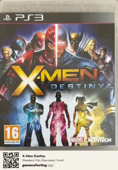 X-Men: Destiny PlayStation 3, Germany box front