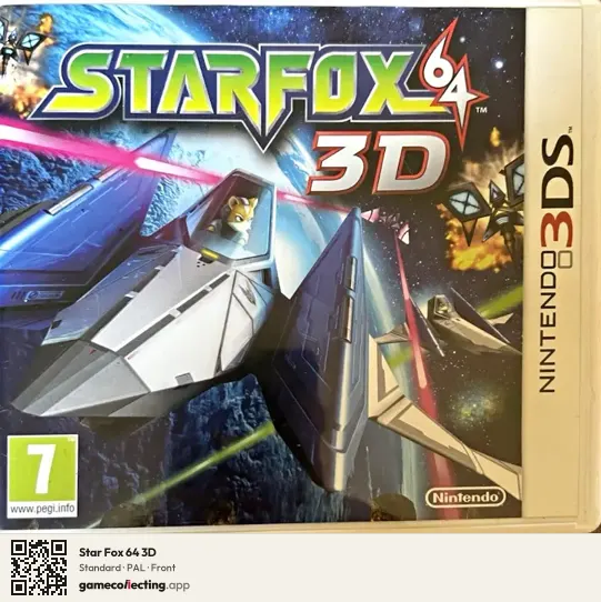 Star Fox 64 3D Nintendo 3DS, PAL box front