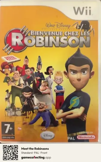 Meet the Robinsons Nintendo Wii, PAL box front