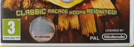 NBA Jam, the PEGI square on its front