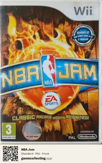 NBA Jam Nintendo Wii, PAL box front