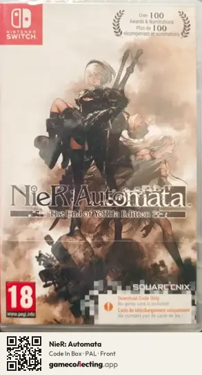 NieR: Automata Nintendo Switch, PAL box front