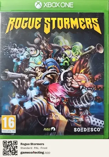 Rogue Stormers Xbox One, PAL box front