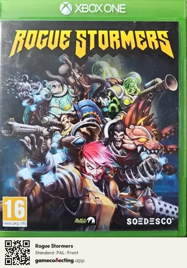 Rogue Stormers Xbox One, PAL box front