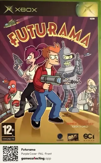 Futurama Xbox, PAL box front