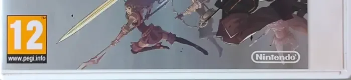 Fire Emblem: Awakening, the PEGI square on its front