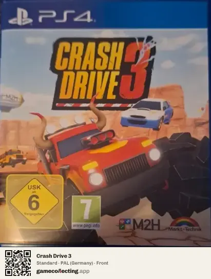Crash Drive 3 PlayStation 4, Germany box front