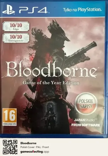 Bloodborne PlayStation 4, PAL box front
