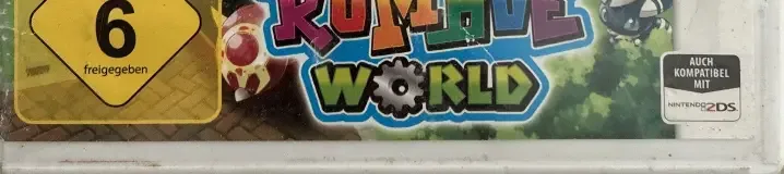 Pokémon Rumble World, the USK square on its front
