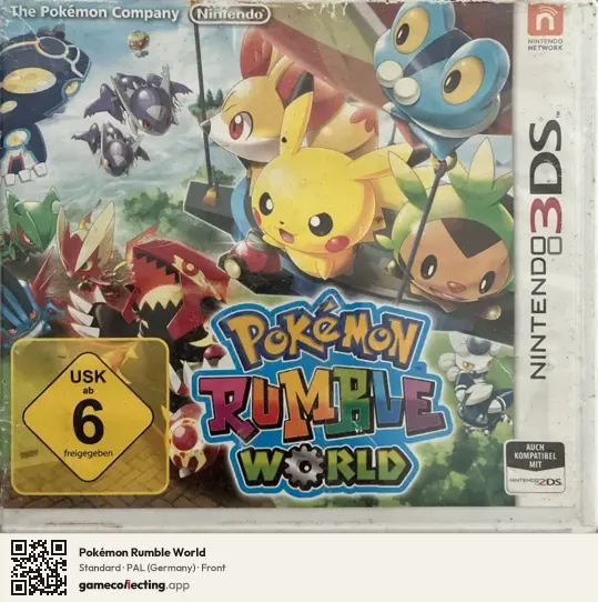 Pokémon Rumble World Nintendo 3DS, Germany box front