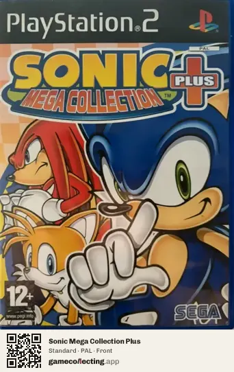 Sonic Mega Collection Plus PlayStation 2, PAL box front