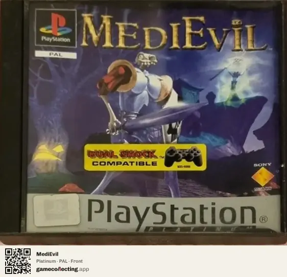MediEvil PlayStation, PAL box front