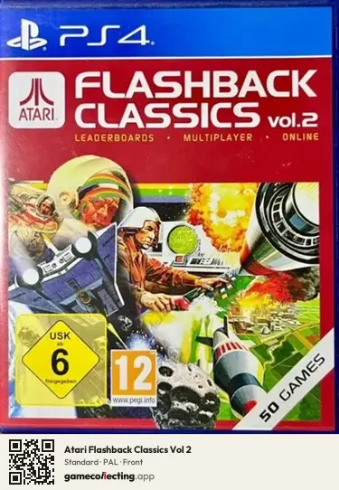 Atari Flashback Classics Vol 2 PlayStation 4, PAL box front
