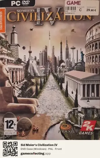 Sid Meier's Civilization IV Computer, PAL box front