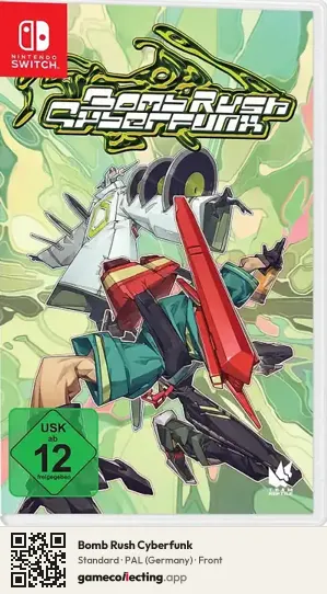 Bomb Rush Cyberfunk Nintendo Switch, Germany box front