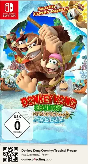 Donkey Kong Country: Tropical Freeze Nintendo Switch, Germany box front