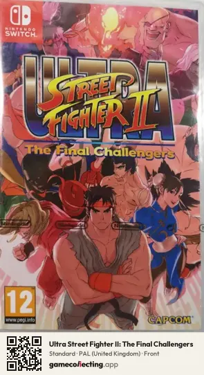 Ultra Street Fighter II: The Final Challengers Nintendo Switch, United Kingdom box front