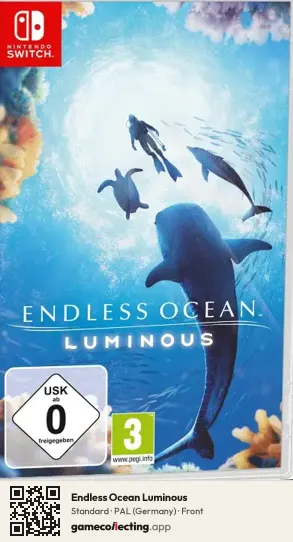 Endless Ocean Luminous Nintendo Switch, Germany box front