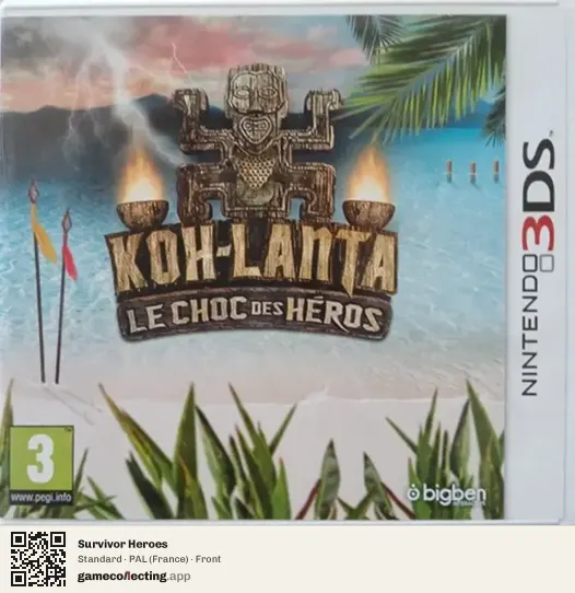 Survivor Heroes Nintendo 3DS, France box front