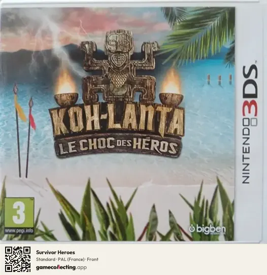 Survivor Heroes Nintendo 3DS, France box front